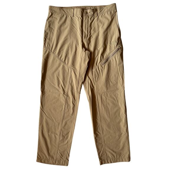The North Face Men's Hiking Pants Mustard Brown Gorpcore Outdoors Nature - Picture 1 of 7
